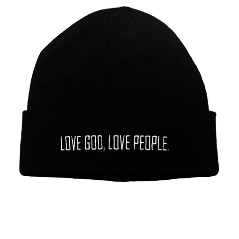 LOVE GOD, LOVE PEOPLE <BR> Beanie